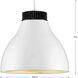 Radian LED LED 11 inch Satin White Pendant Ceiling Light, Progress LED