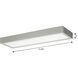 Everlume LED 15.98 inch Brushed Nickel Linear Bath Vanity Wall Light, Progress LED