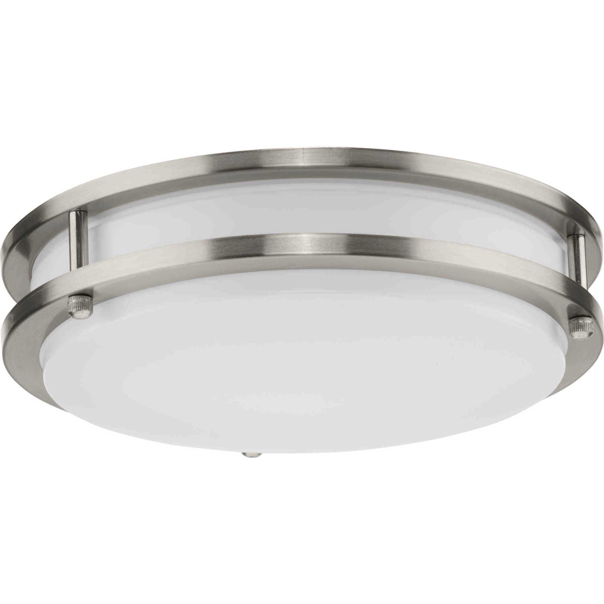Abide LED LED 10.24 inch Brushed Nickel Flush Mount Ceiling Light, Small, Progress LED