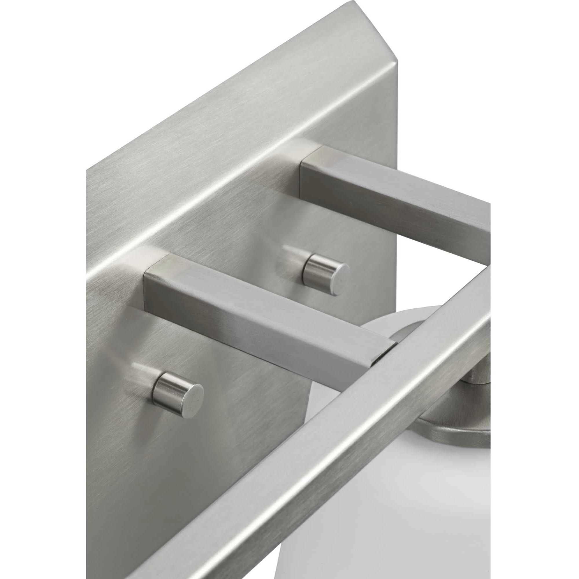 Vertex 3 Light 20.87 inch Brushed Nickel Bath Light Wall Light