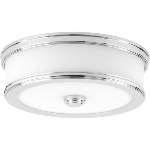 Bezel LED LED 11 inch Polished Chrome Flush Mount Ceiling Light, Progress LED