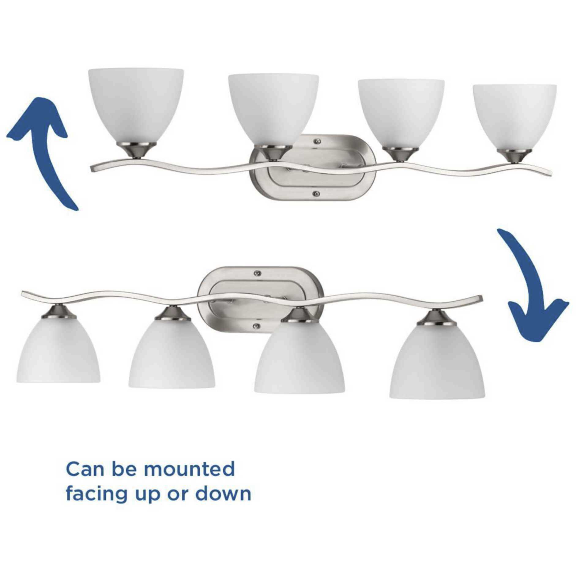 Laird 4 Light 33 inch Brushed Nickel Bath Vanity Wall Light