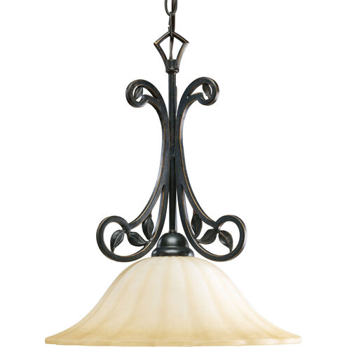 Le Jardin 1 Light 16 inch Espresso Pendant Ceiling Light