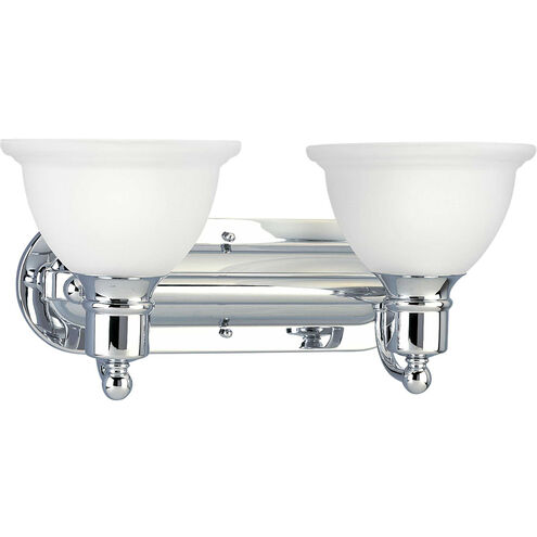 Madison 2 Light 18 inch Polished Chrome Bath Vanity Wall Light