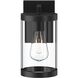 Kagen 1 Light 10 inch Matte Black Outdoor Wall Light