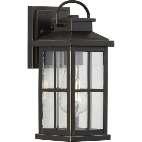 Williamston 1 Light 12 inch Antique Bronze Outdoor Wall Lantern, Small