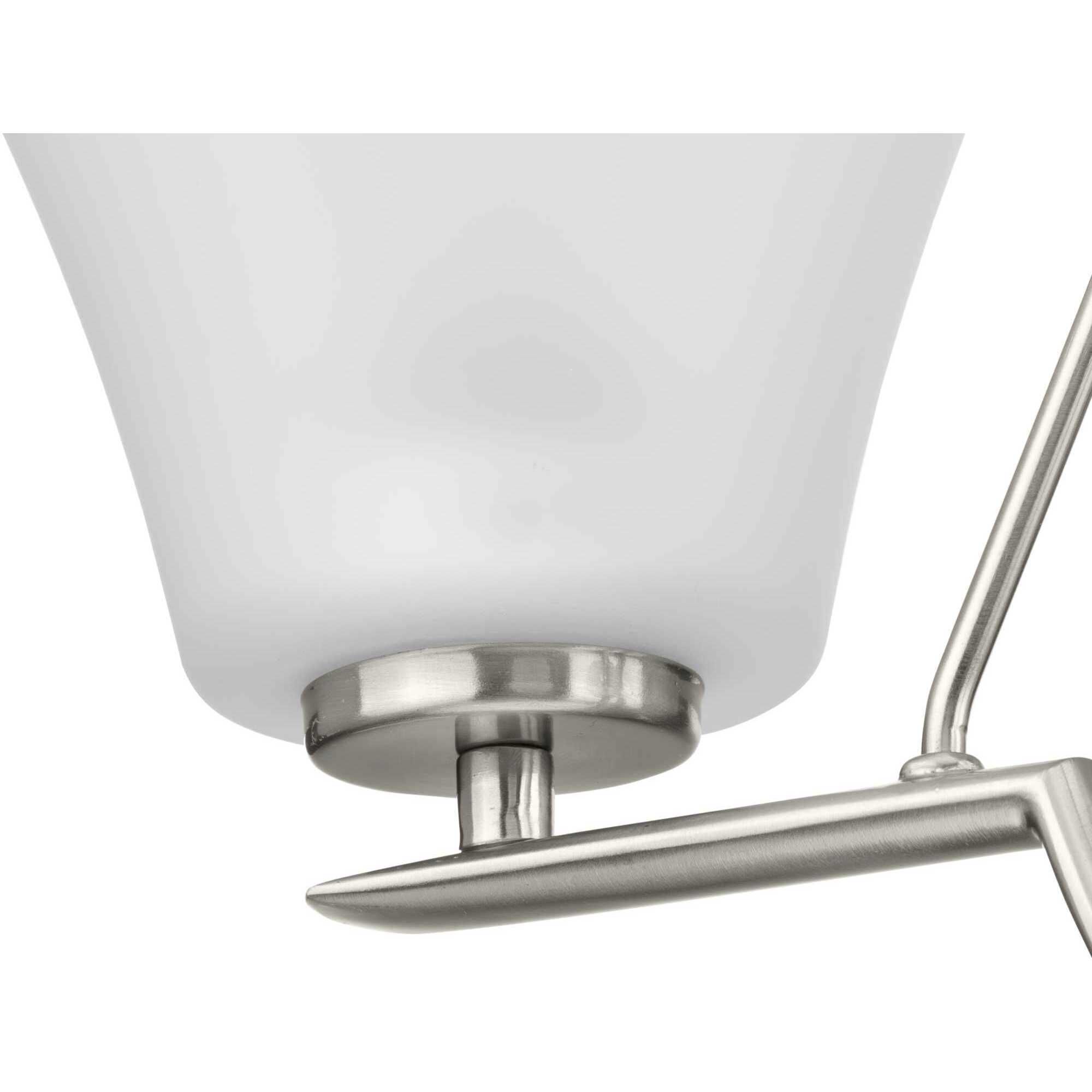 Bravo 5 Light 27 inch Brushed Nickel Chandelier Ceiling Light