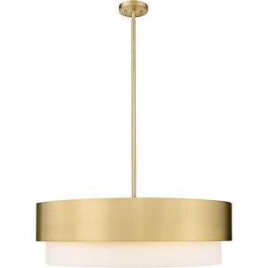 Counterpoint 6 Light 31.5 inch Modern Gold Chandelier Ceiling Light