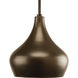 Kiss 1 Light 10.12 inch Oil Rubbed Bronze Mini-Pendant Ceiling Light