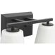 Vertex 2 Light 12.87 inch Matte Black Bath Light Wall Light