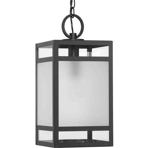 Parrish 1 Light 8.37 inch Matte Black Outdoor Hanging Lantern