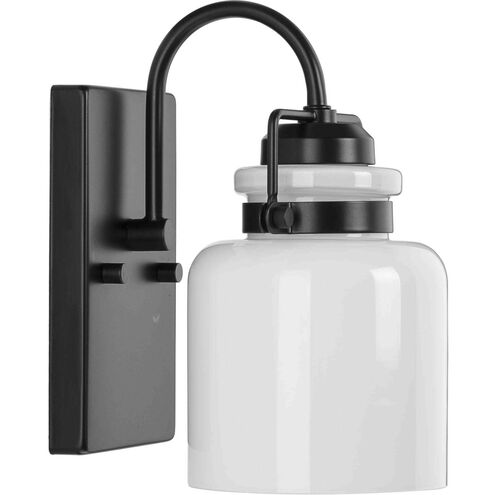 Fessler 1 Light 5 inch Matte Black Bath Light Wall Light