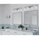 Alexa 4 Light 31 inch Brushed Nickel Bath Vanity Wall Light