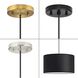 Markor 3 Light 18.12 inch Brushed Nickel/Matte Black/Vintage Brass Drum Pendant Ceiling Light