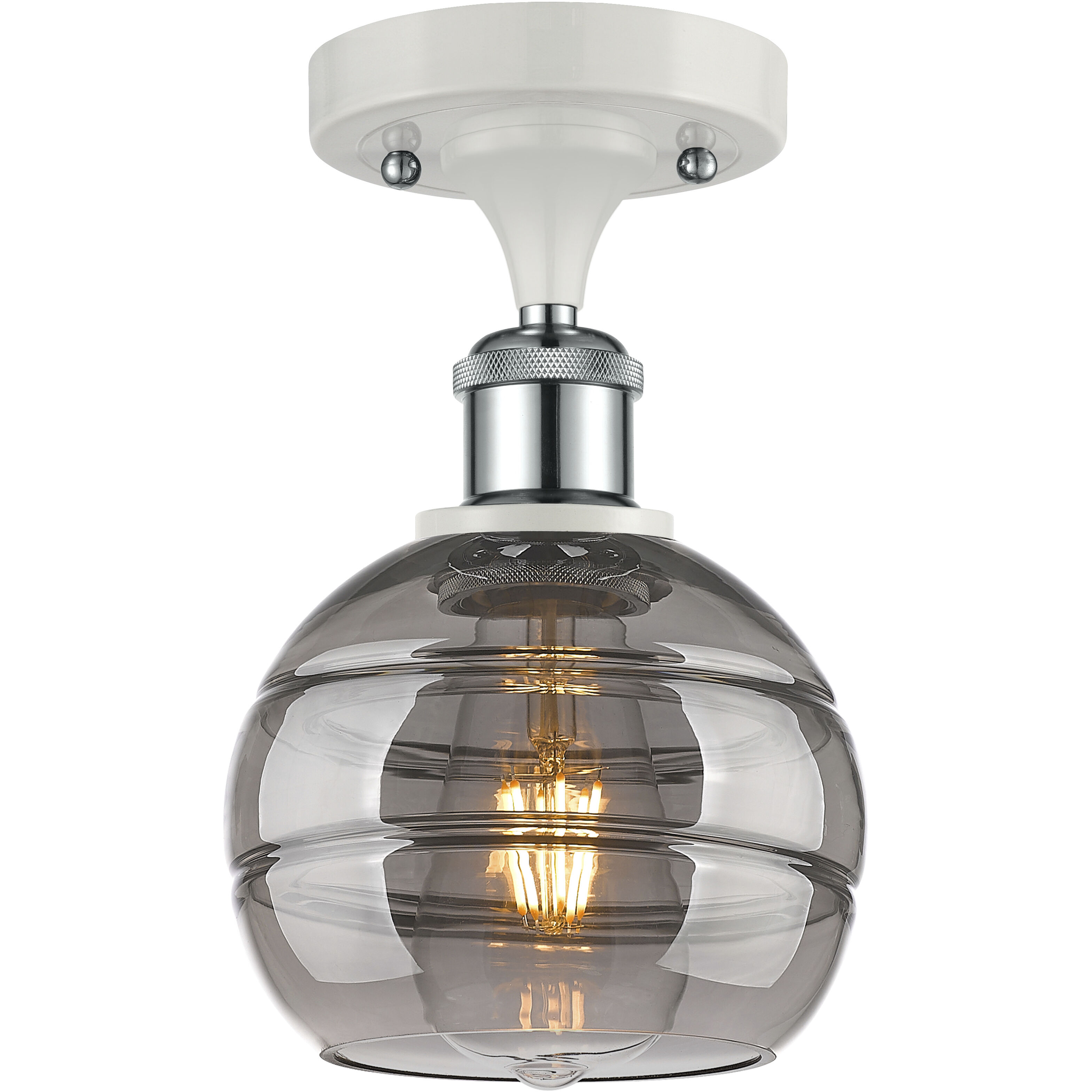 Ballston Rochester 1 Light 5.88 inch Semi-Flush Mount