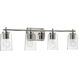 Adley 4 Light 32 inch Polished Nickel Bath Vanity Wall Light