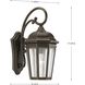 Verdae 1 Light 18 inch Antique Bronze Outdoor Wall Lantern, Medium, Design Series