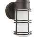 Bell LED LED 11 inch Antique Bronze Outdoor Wall Lantern, Small, Progress LED