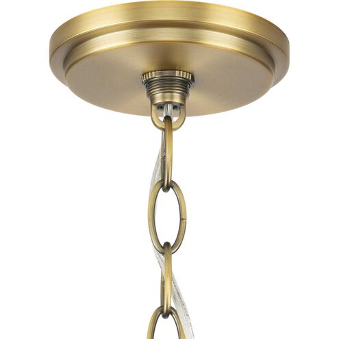 Gilliam 9 Light 35.5 inch Vintage Brass Chandelier Ceiling Light