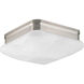 Appeal 2 Light 9 inch Brushed Nickel Flush Mount Ceiling Light