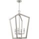 Galloway 4 Light 24 inch Brushed Nickel Foyer Light Ceiling Light