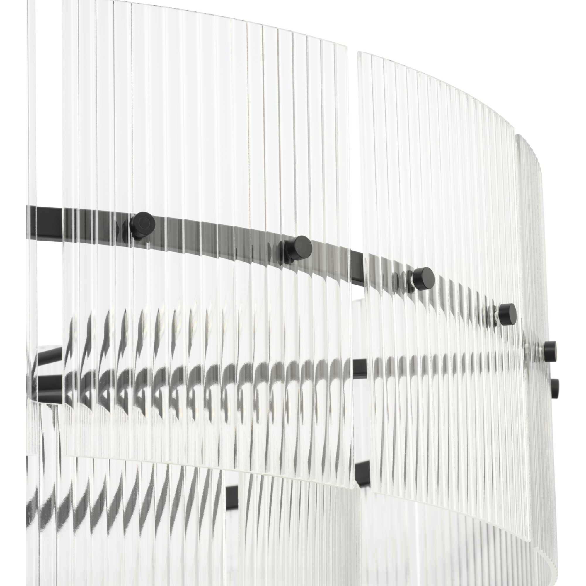 Seville 9 Light 37.87 inch Matte Black Chandelier Ceiling Light, Design Series