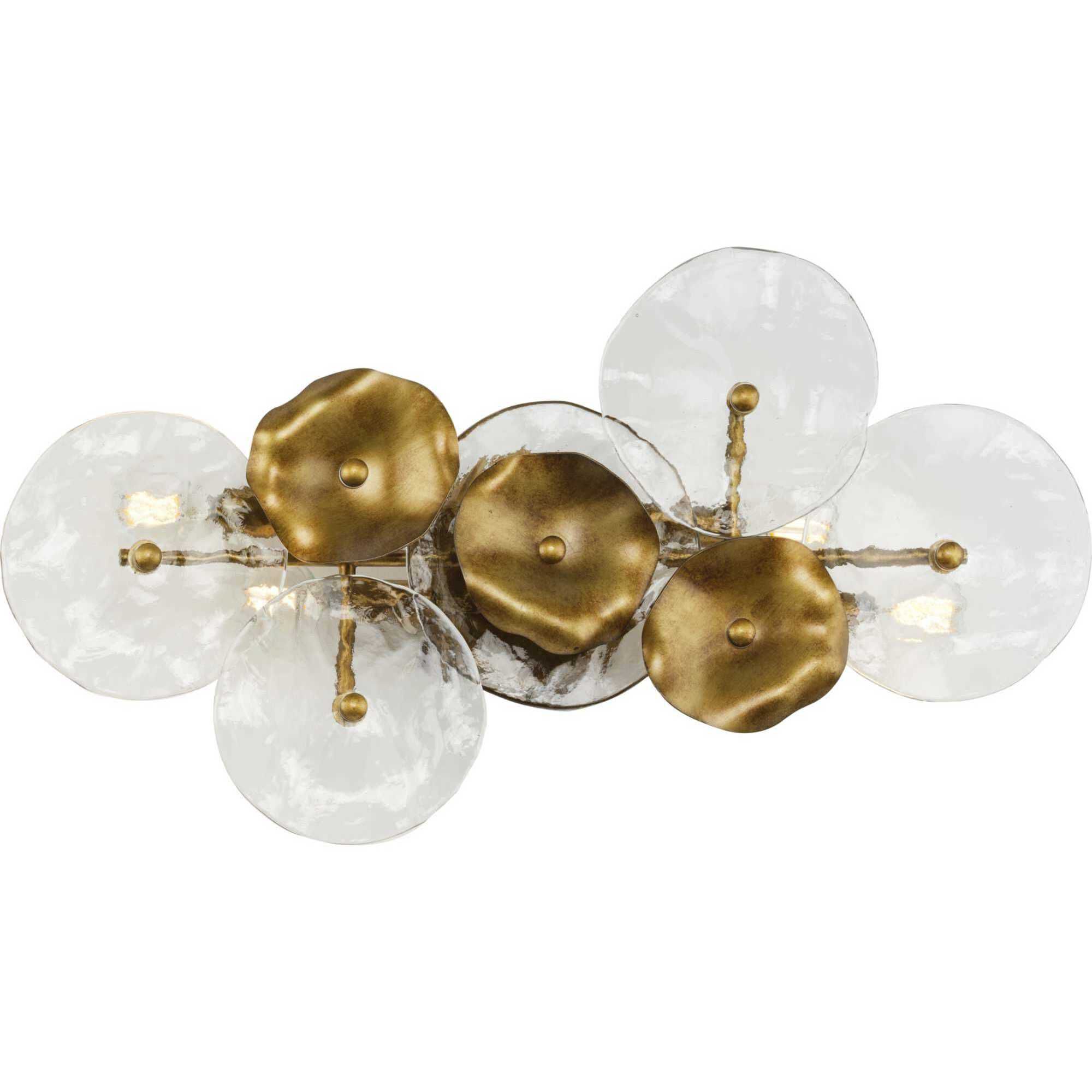 Loretta 4 Light 24 inch Gold Ombre Wall Sconce Wall Light, Design Series