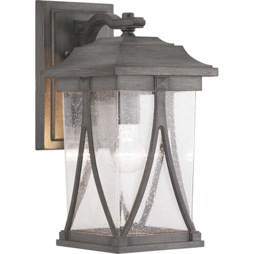 Abbott 1 Light 16 inch Antique Pewter Outdoor Wall Lantern, Medium