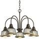 Tilley 5 Light 24 inch Antique Bronze Chandelier Ceiling Light