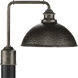 Englewood 1 Light 16 inch Antique Pewter Outdoor Post Lantern
