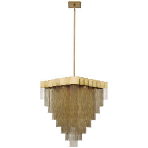 Bloomfield LED 28.5 inch Gold Chandelier Ceiling Light
