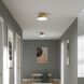 Avra 2 Light 11 inch Brushed Gold Flush Mount Ceiling Light