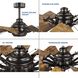Springer 52 inch Architectural Bronze with Distressed Walnut Blades Windmill Ceiling Fan