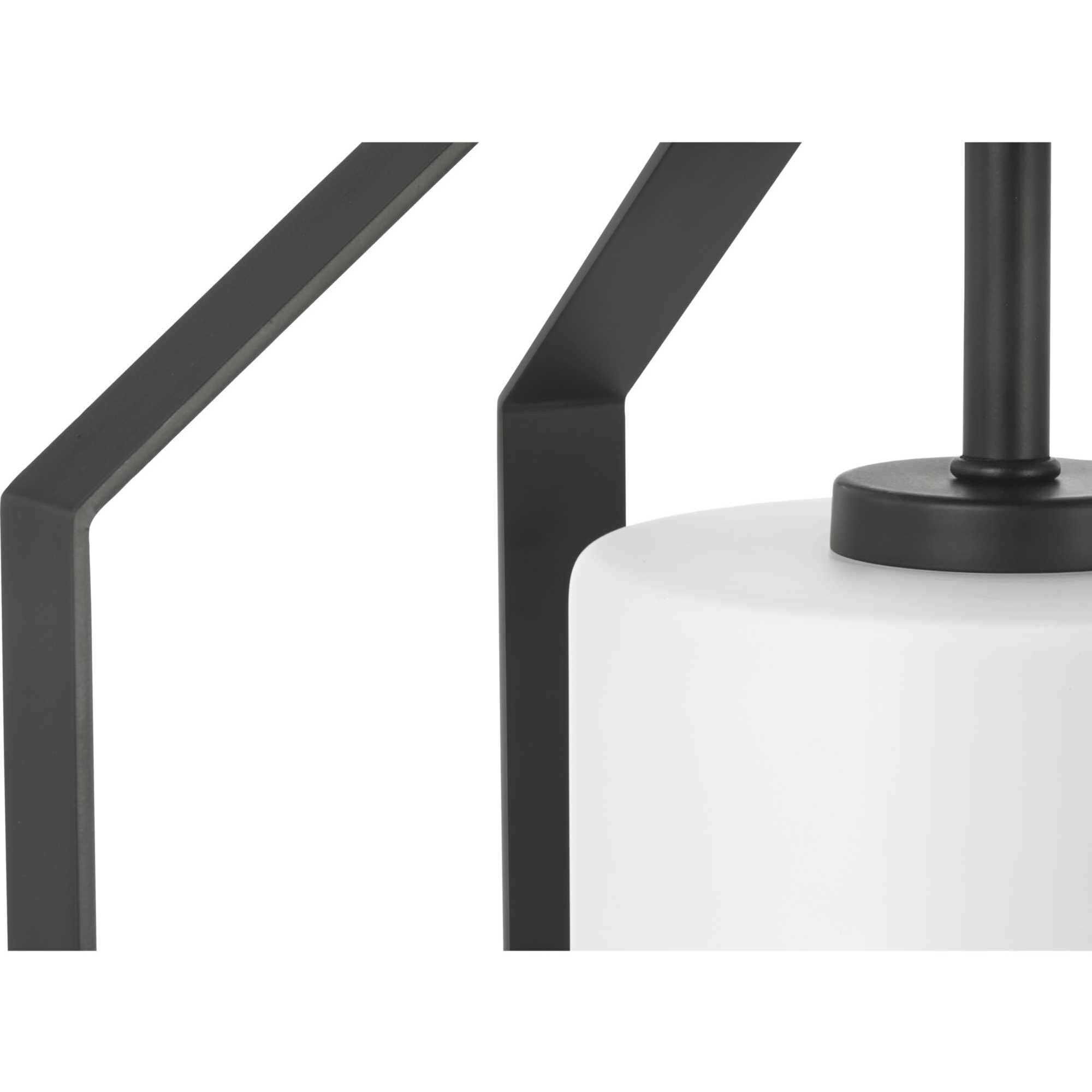 Vertex 1 Light 12 inch Matte Black Foyer Light Ceiling Light