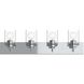 Merry 4 Light 30 inch Polished Chrome Bath Vanity Wall Light