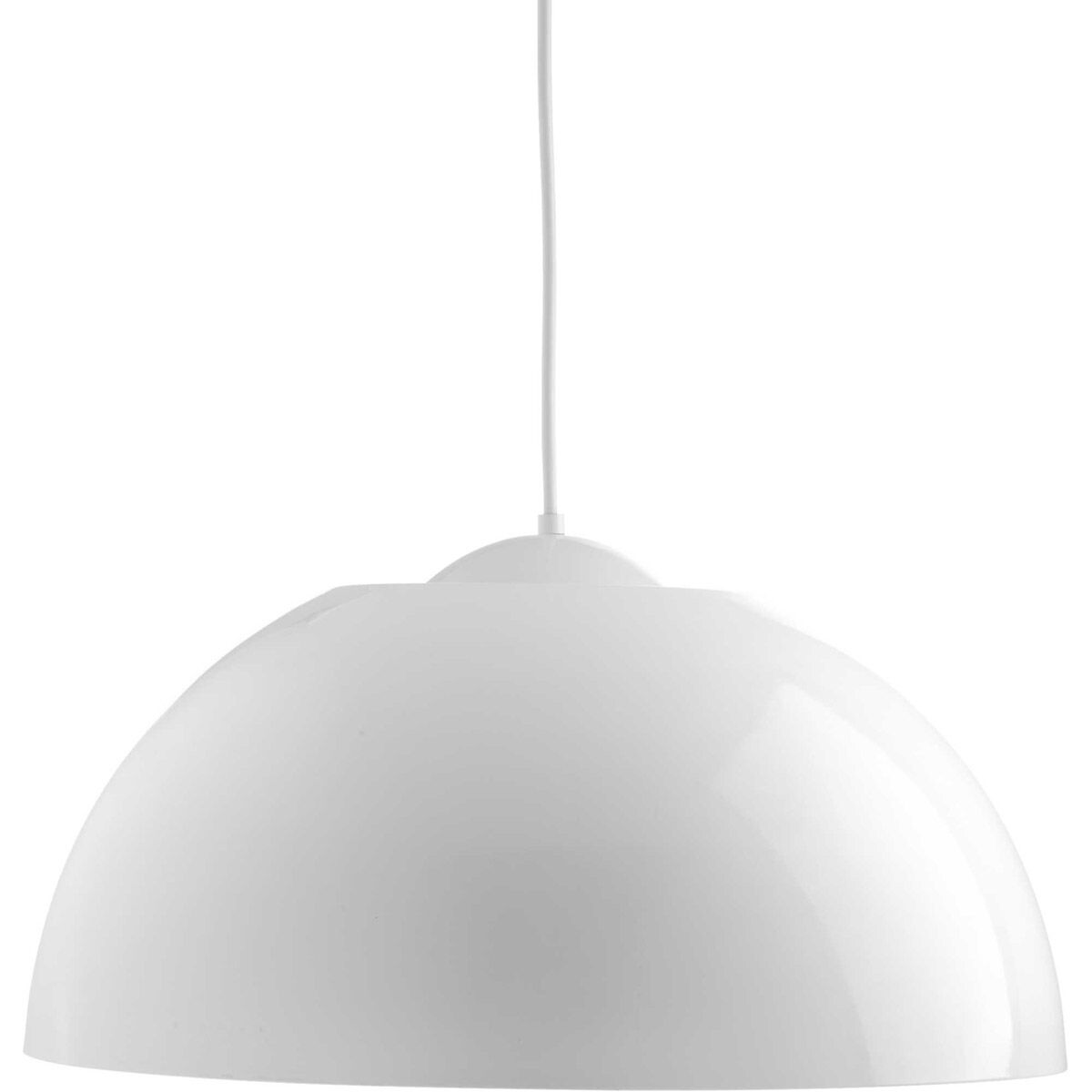 Dome LED LED 22 inch White Pendant Ceiling Light, Progress LED