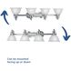 Madison 4 Light 37.5 inch Polished Chrome Bath Vanity Wall Light