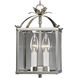 Flat Glass 2 Light 9.44 inch Brushed Nickel Foyer Pendant Ceiling Light