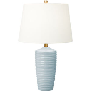 C&M by Chapman & Myers Waveland 28.5 inch 9 watt Frosted Anglia Table Lamp Portable Light