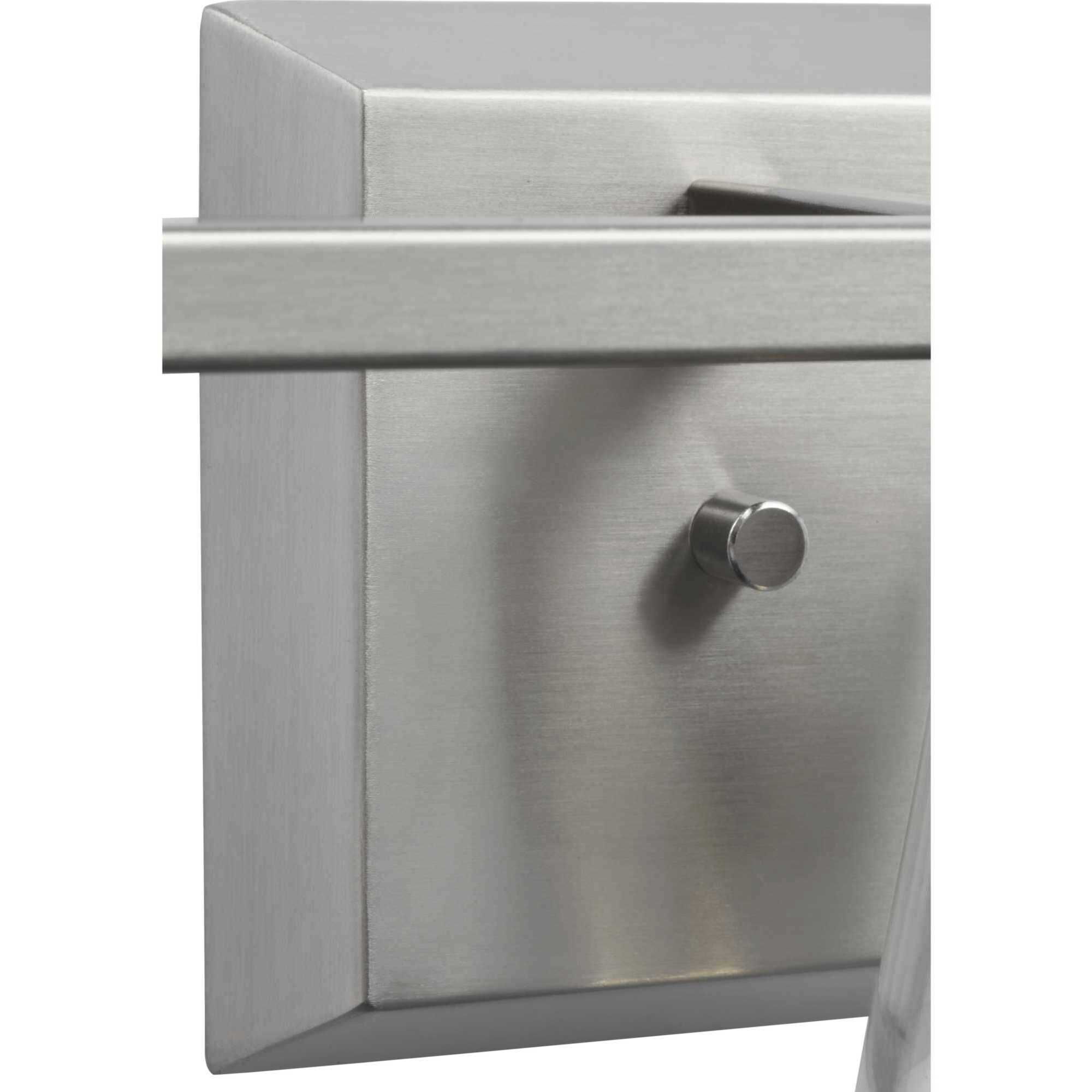 Vertex 3 Light 20.87 inch Brushed Nickel Bath Light Wall Light