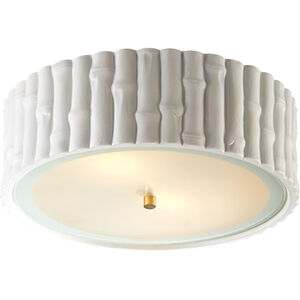 Alexa Hampton Frank 3 Light 15 inch Plaster White Flush Mount Ceiling Light, Large