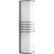 Parker 2 Light 17 inch Satin Aluminum Outdoor Wall Lantern