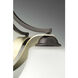 Noma 2 Light 16 inch Antique Bronze Semi-Flush Mount Convertible Ceiling Light, Design Series