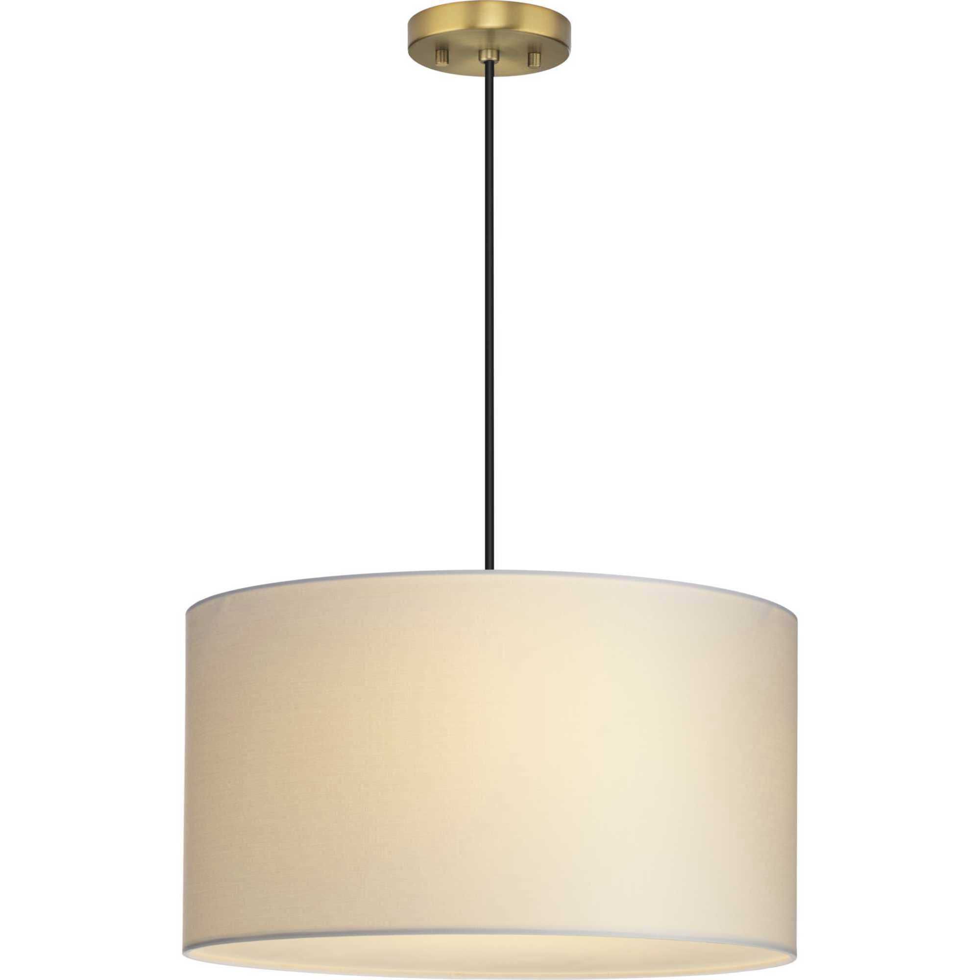 Markor 3 Light 18.12 inch Brushed Nickel/Matte Black/Vintage Brass Drum Pendant Ceiling Light