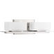 Rush 2 Light 16 inch Brushed Nickel Bath Vanity Wall Light