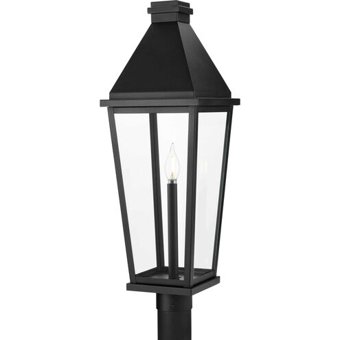 Richmond Hill 1 Light 26.5 inch Textured Black Outdoor Post Light, Design Series