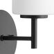 Replay 1 Light 5.13 inch Black Bath Vanity Wall Light