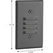 Indoor Step Light 120 1 watt Black Indoor Step Light, Progress LED