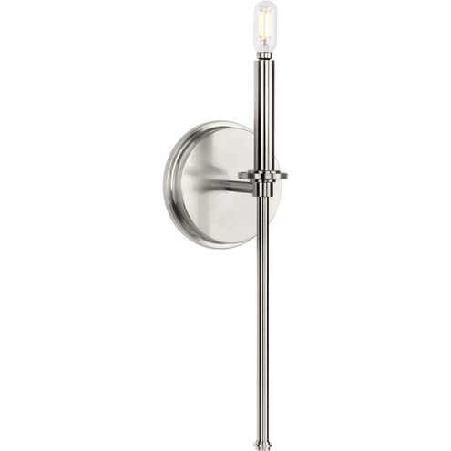 Elara 1 Light 4 inch Brushed Nickel Wall Bracket Wall Light
