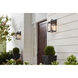 Grandbury 1 Light 14 inch Textured Black Outdoor Wall Lantern, with DURASHIELD, Medium